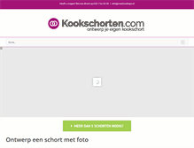 Tablet Screenshot of kookschorten.com